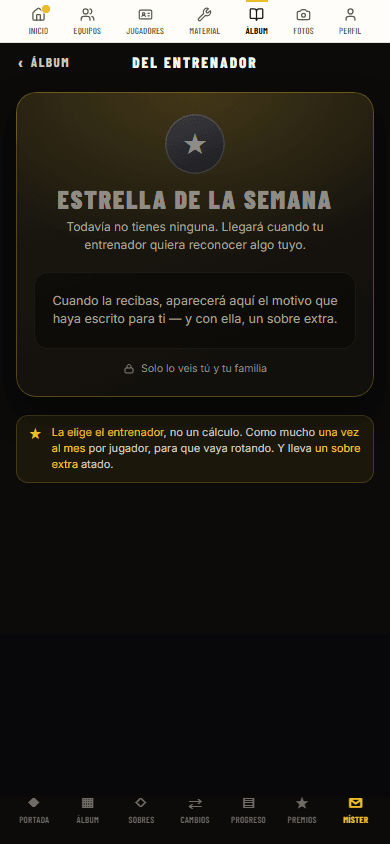 Estrella de la semana (míster)