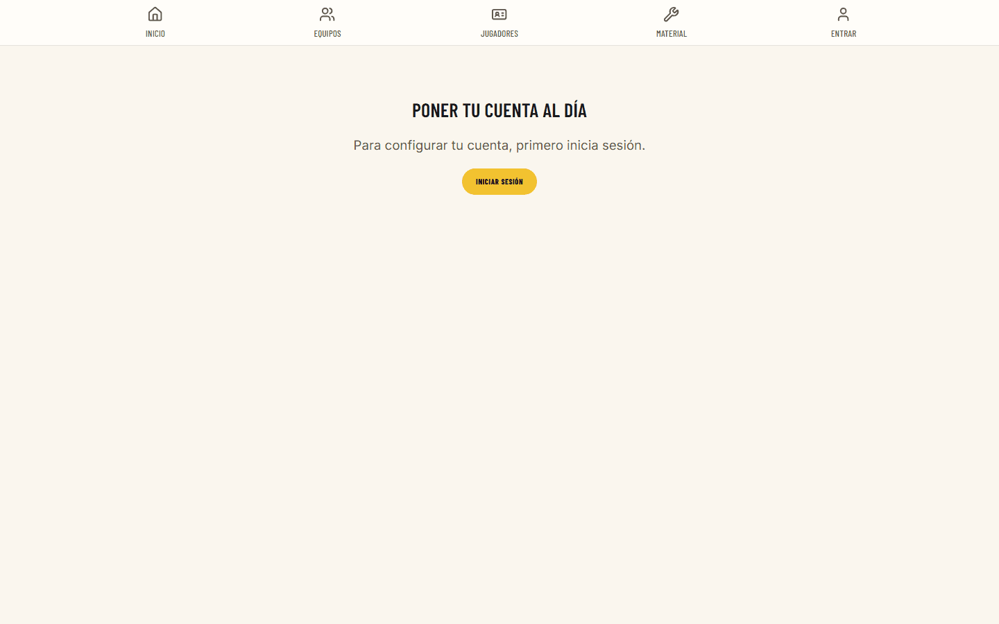 Puerta de entrada al asistente (pide iniciar sesión)