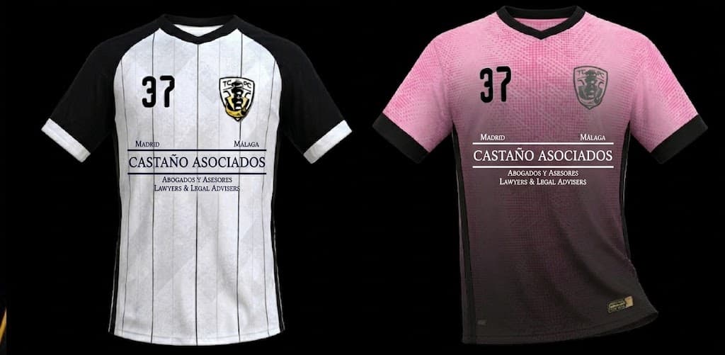 Equipación oficial del Tres Cantos Patín Club con el patrocinio de Castaño Asociados